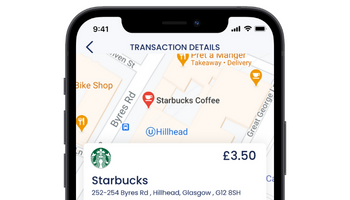 Cashplus Bank app transaction details screen